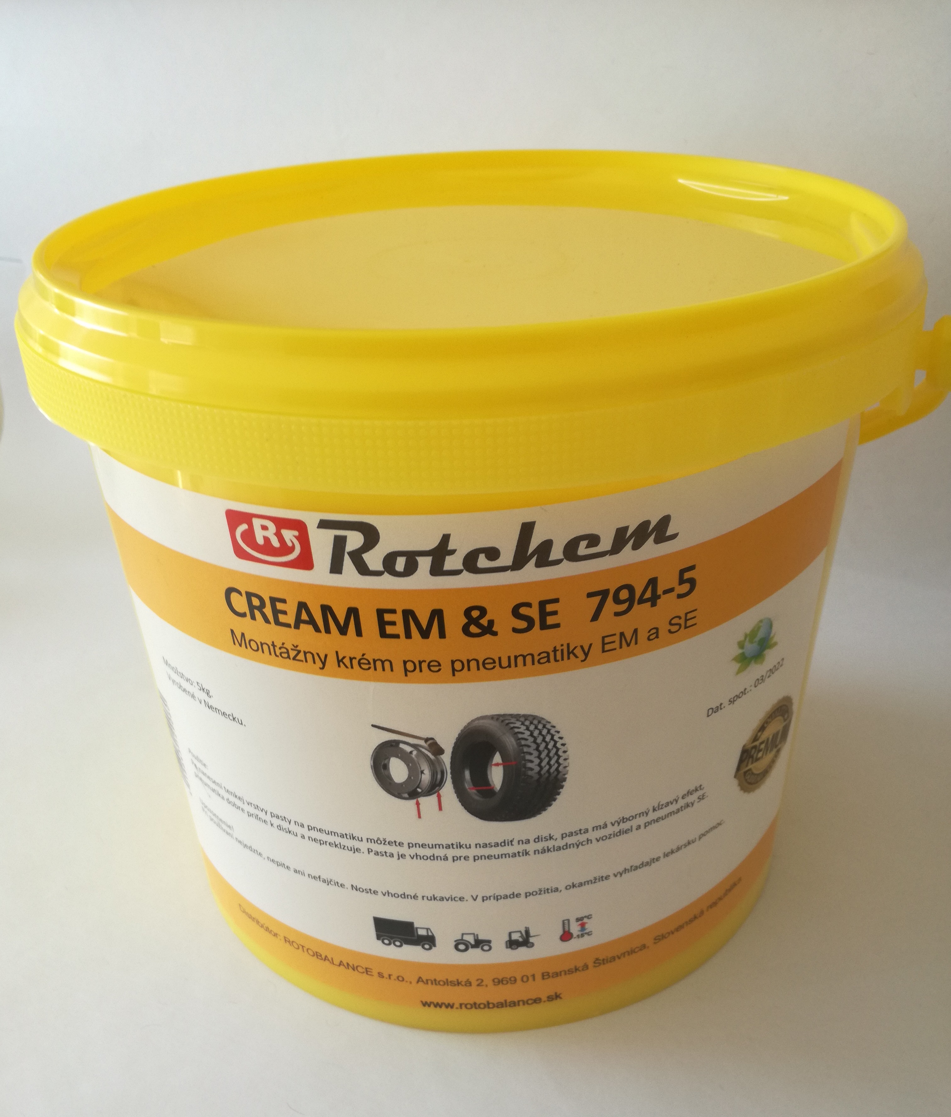 794-5 Montážny krém EM/SE žltý 5 kg