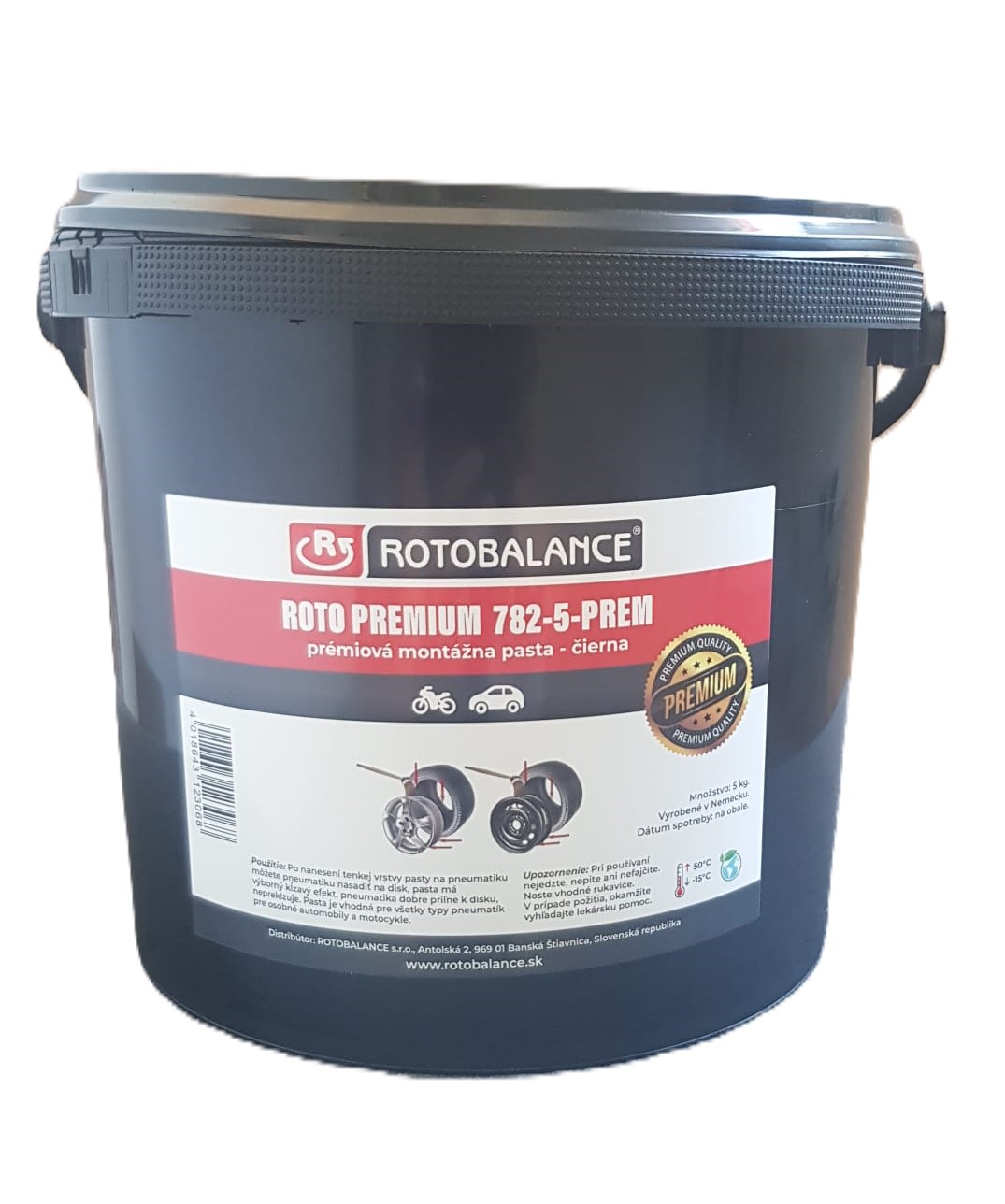 782-5 PREM Montážna pasta ROTO PREMIUM čierna