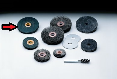 S891 Kotúčova kefa v plaste 75mm